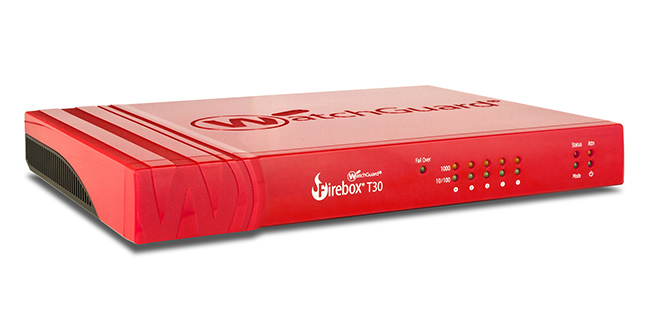 WatchGuard Firebox T30-W med 1 års Standard Support