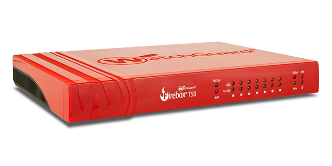 WatchGuard Firebox T50 med 3 års Security Suite