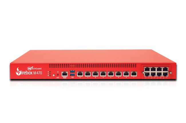 WatchGuard Firebox M470 med 1 års Standard Support