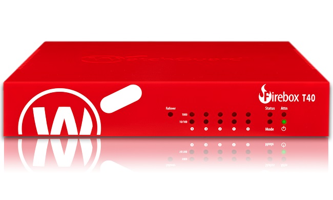 WatchGuard Firebox T40 med 1 års Total Security Suite