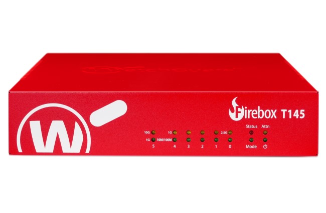Trade up till WatchGuard Firebox T145 med 3 års Basic Security Suite