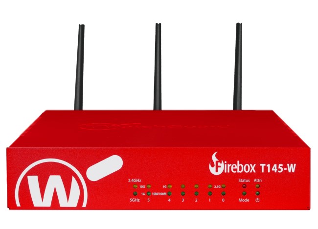 Trade up till WatchGuard Firebox T145-W med 5 års Total Security Suite