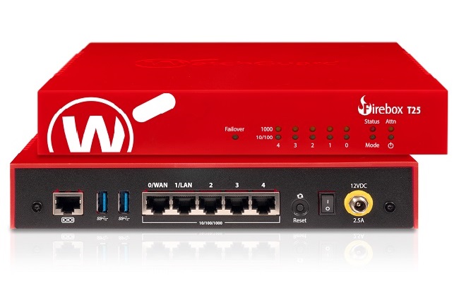 WatchGuard Firebox T25 med 5 års Basic Security Suite