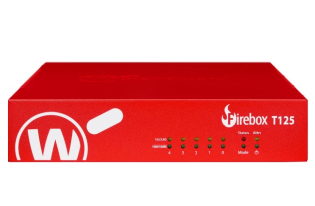 WatchGuard Firebox T125 med 3 års Basic Security Suite