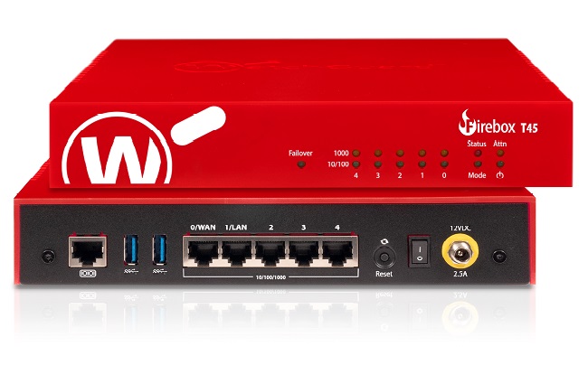 WatchGuard Firebox T45 med 5 års Basic Security Suite